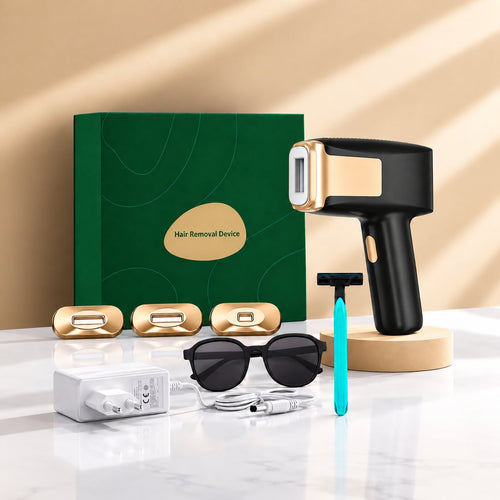 Kit completo: equipo, tres cabezales, lentes y cargador